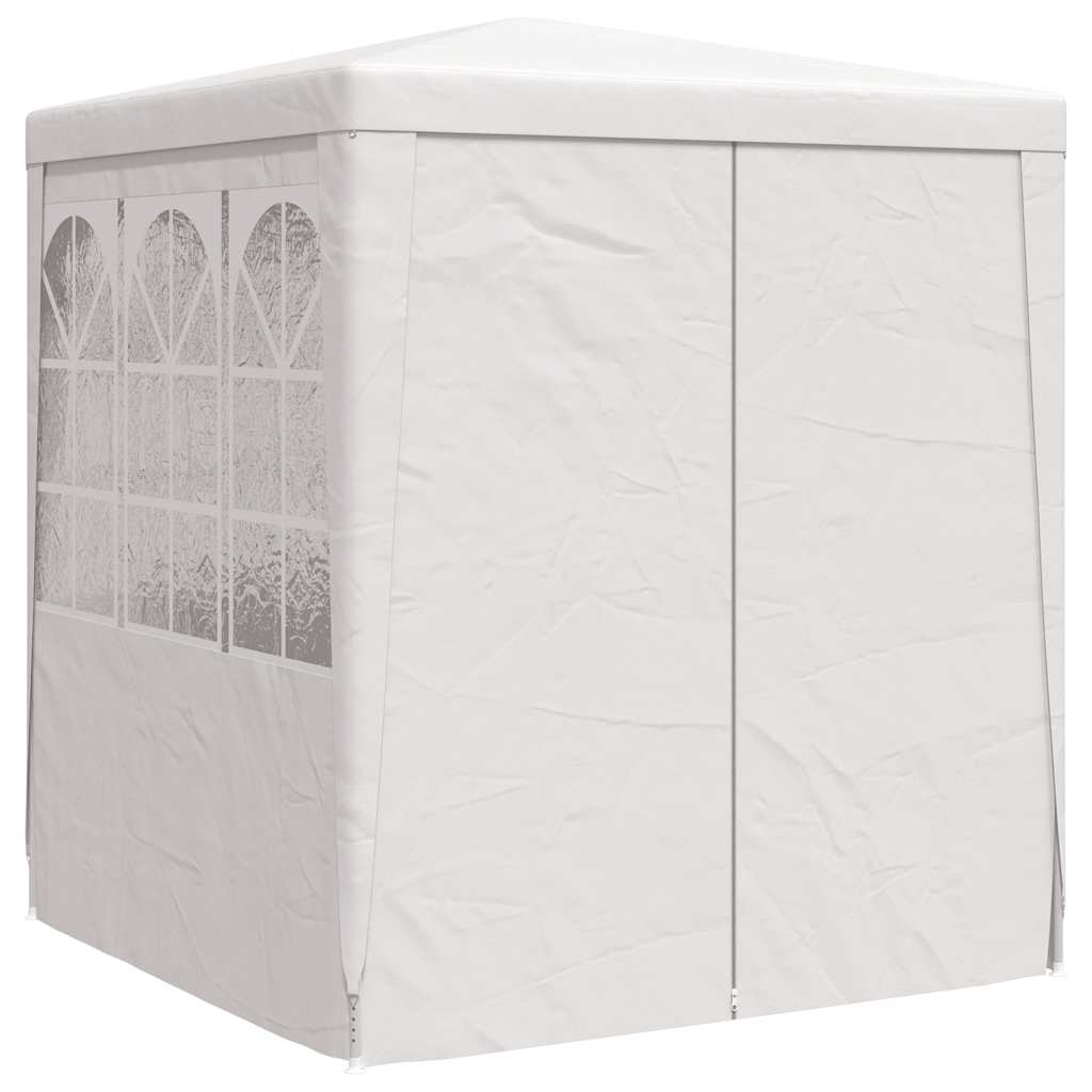 Professional Party Tent with Side Walls 2x2 m White 90 g/m²
