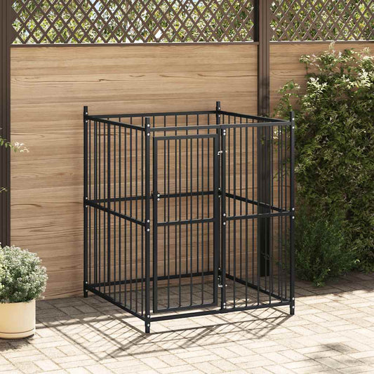 Outdoor Dog Kennel 120x120x150 cm