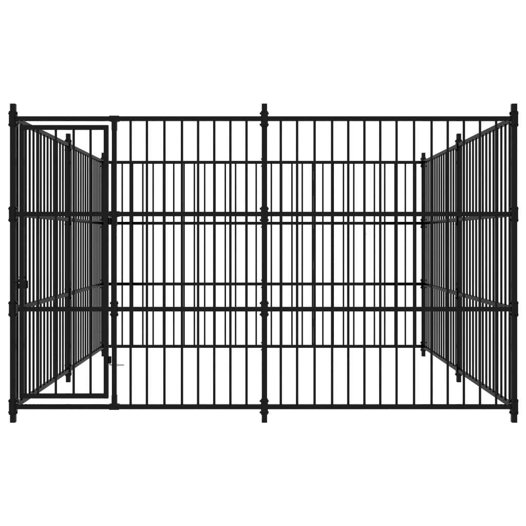 vidaXL Outdoor Dog Kennel 300x300x185 cm