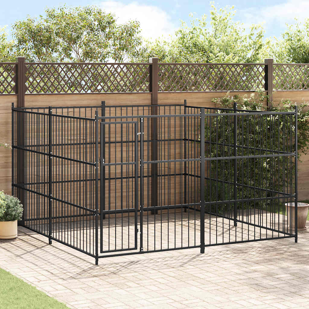 Outdoor Dog Kennel 300x300x185 cm