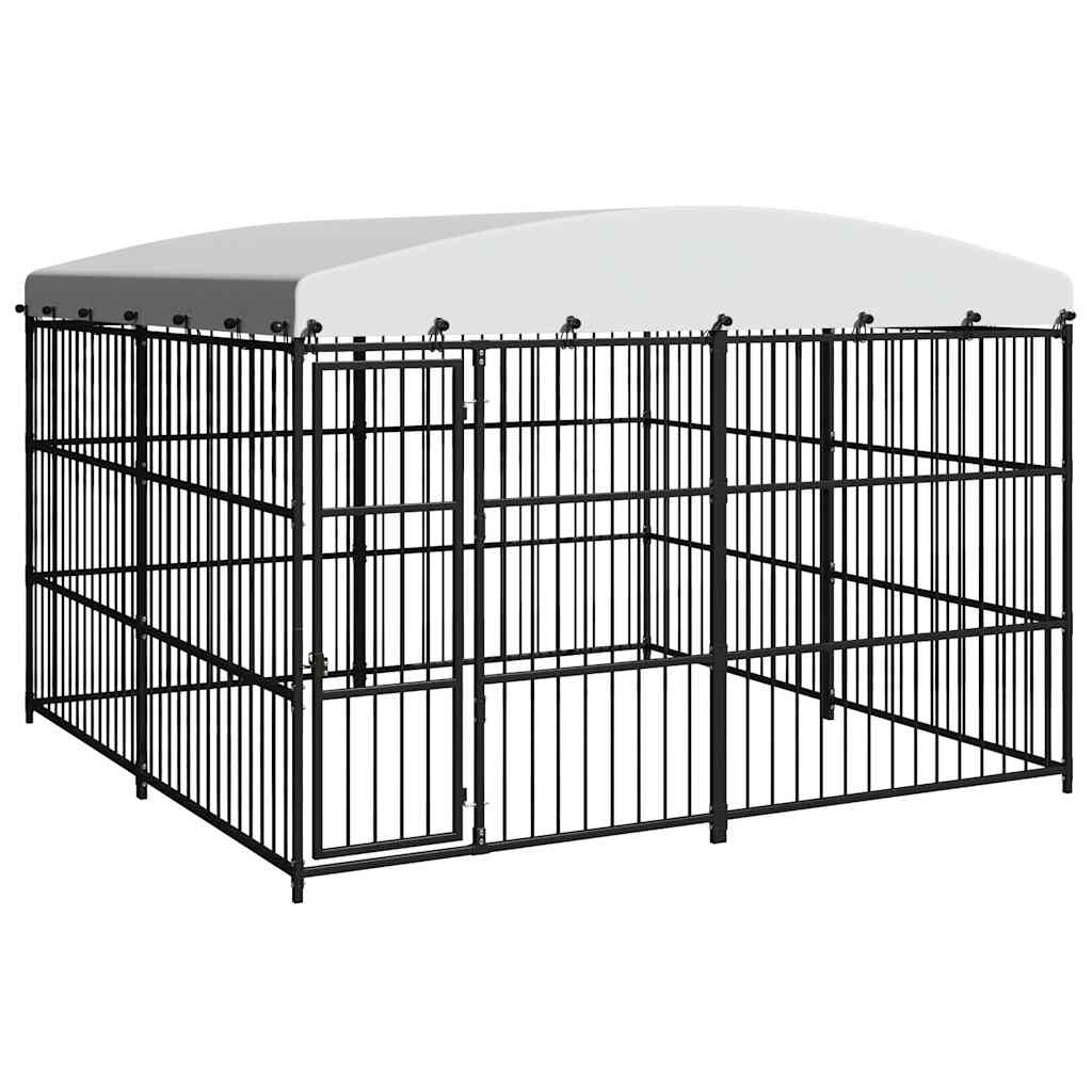 Outdoor Dog Kennel with Roof 300x300x210 cm