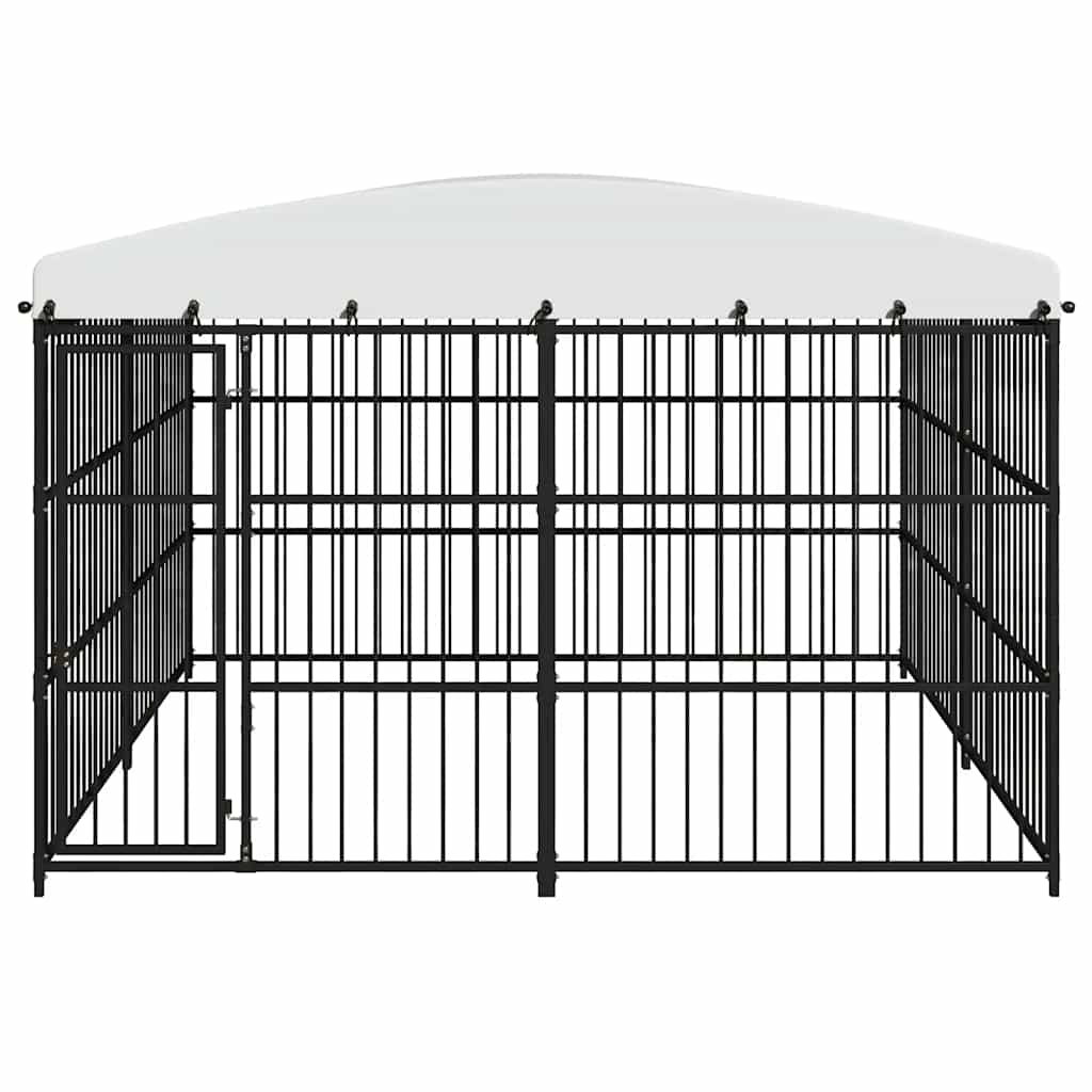 Outdoor Dog Kennel with Roof 300x300x210 cm