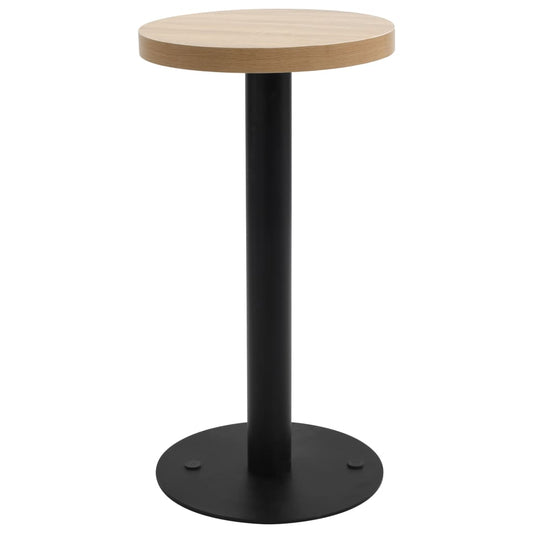 vidaXL Bistro Table Light Brown 40 cm MDF