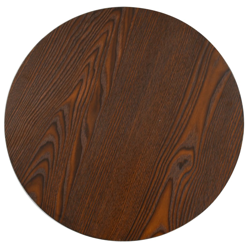 vidaXL Bistro Table Dark Brown 40 cm MDF