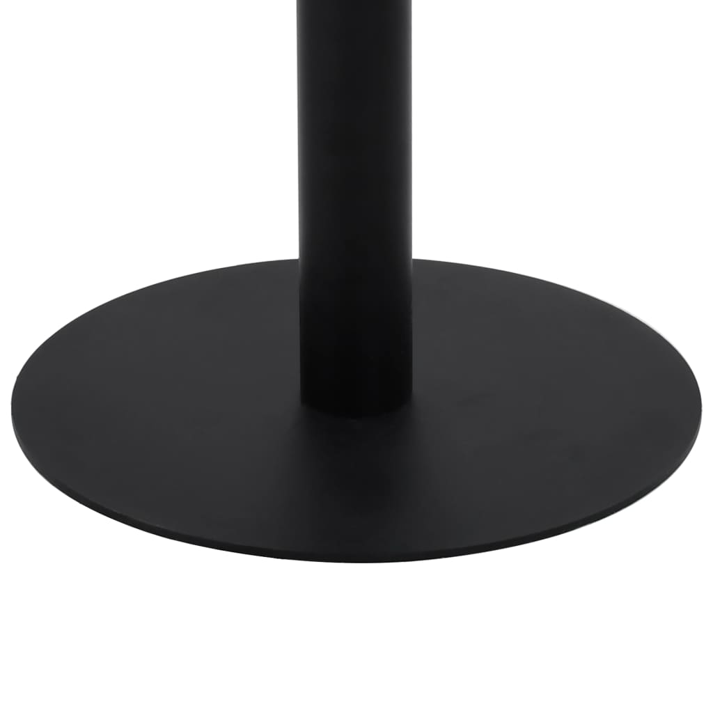 vidaXL Bistro Table Dark Brown 80 cm MDF