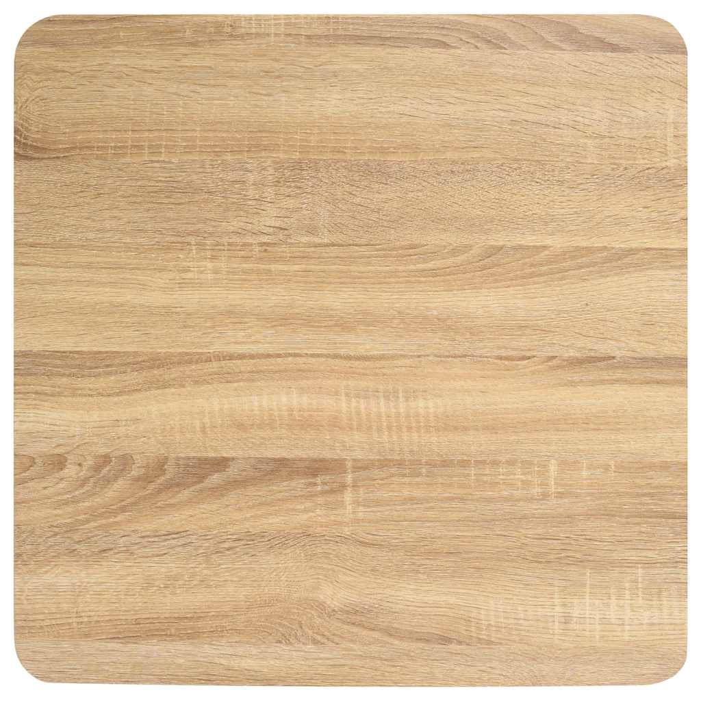 Bistro Table Light Brown 60X60 cm MDF
