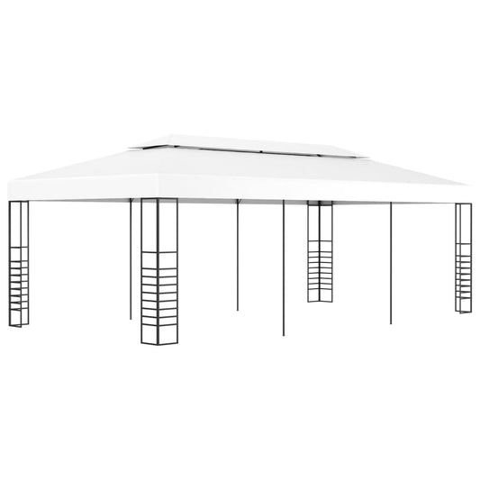 Outdoor Awning | White | Steel, Polyester | 6x3 m