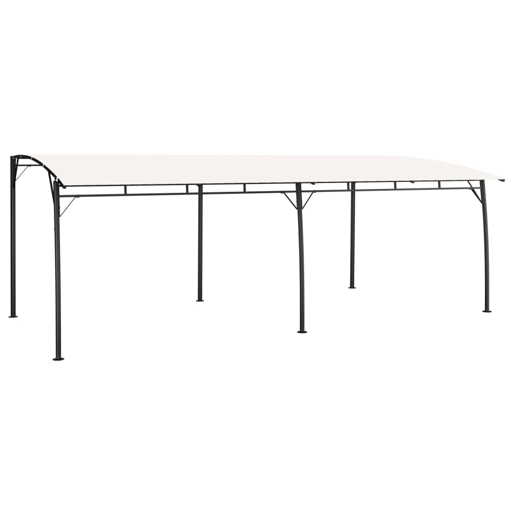 Sunshade awnings 6 x 3 x 2.55 m Cream