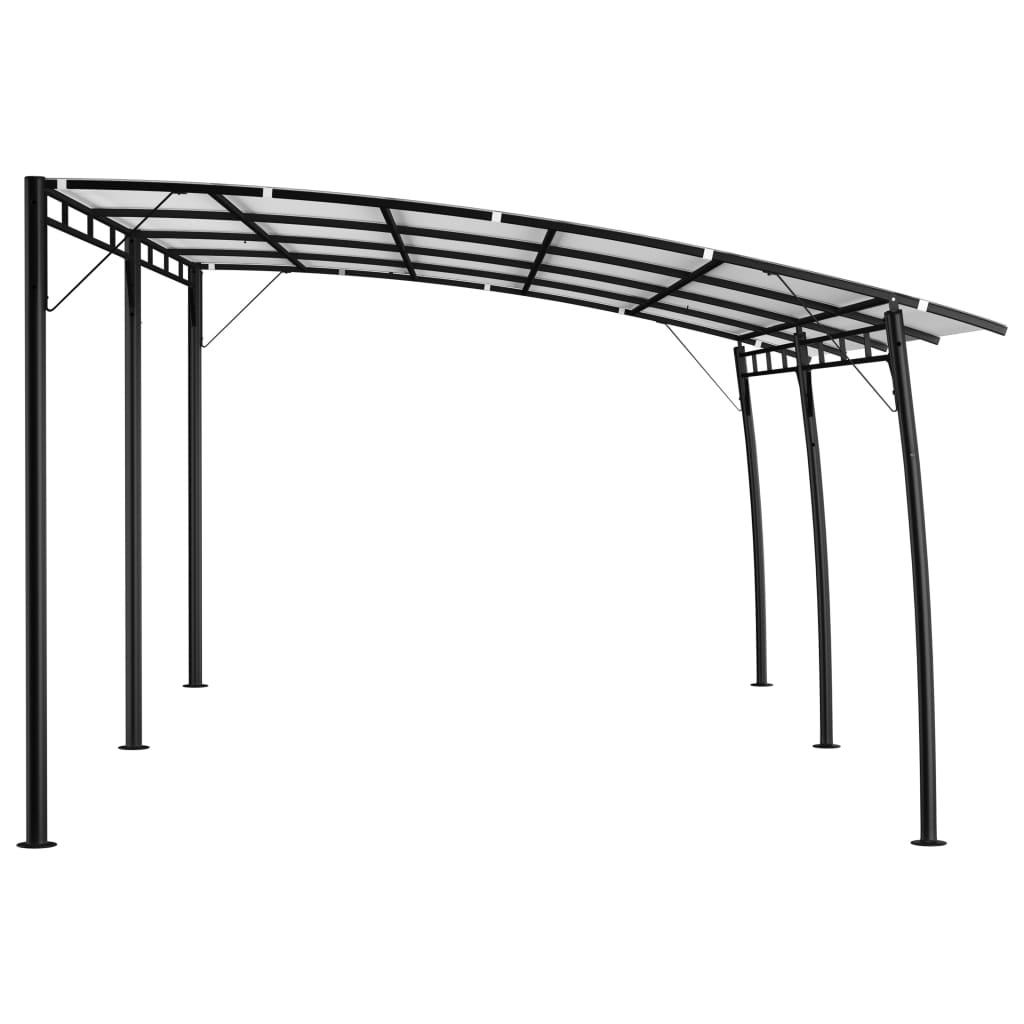 Sunshade awnings 6 x 3 x 2.55 m Cream