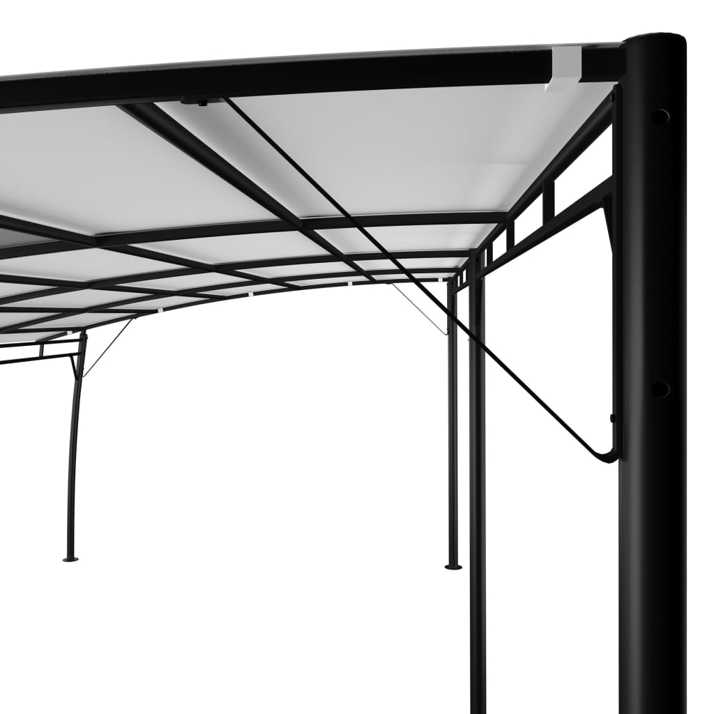 Sunshade awnings 6 x 3 x 2.55 m Cream