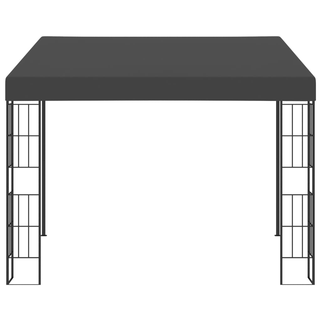 vidaXL Wall-mounted Gazebo 3x3 m Anthracite Fabric