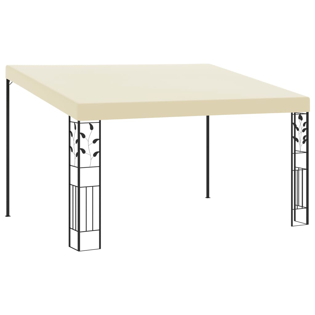 vidaXL Wall-mounted Gazebo 4x3x2.5 m Cream