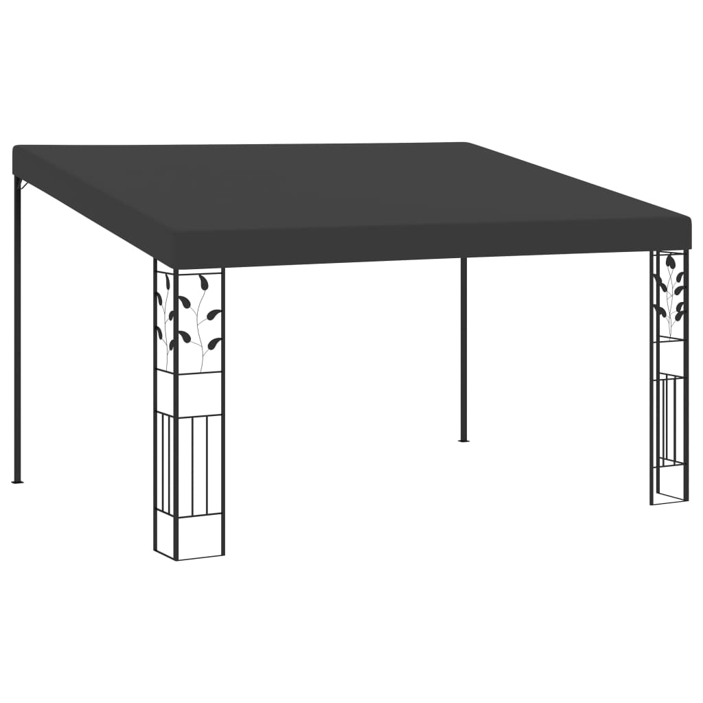 vidaXL Wall-mounted Gazebo 4x3x2.5 m Anthracite