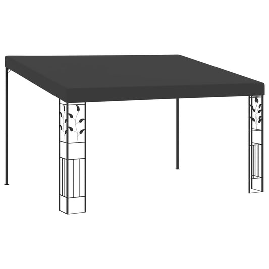 vidaXL Wall-mounted Gazebo 4x3x2.5 m Anthracite