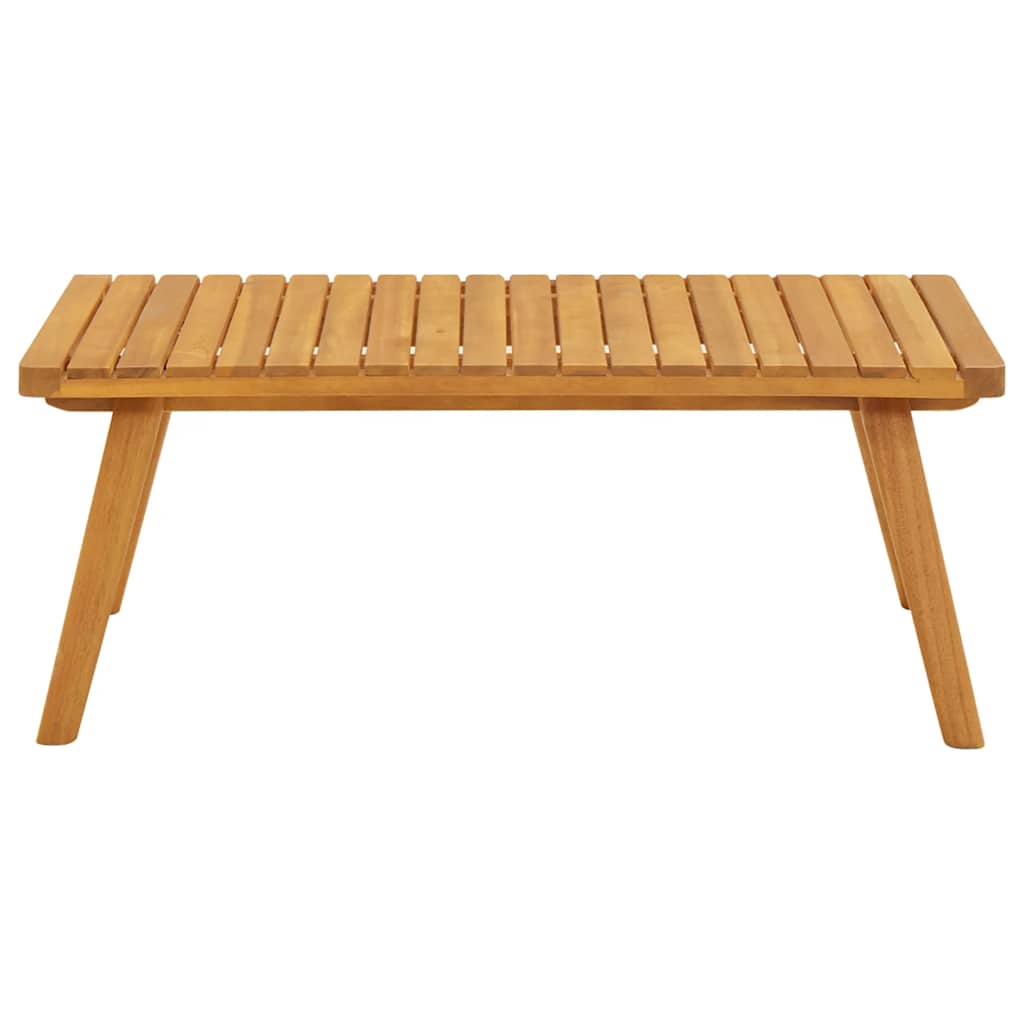 Garden Coffee Table | Golden brown | Solid acacia wood | 90x55x35 cm