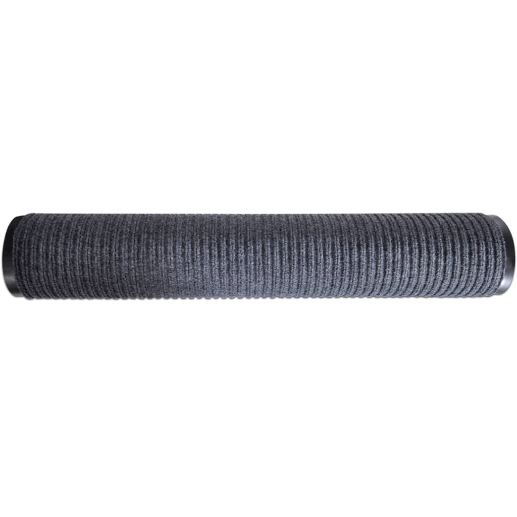 Door Mat Grey 117x220 cm PVC