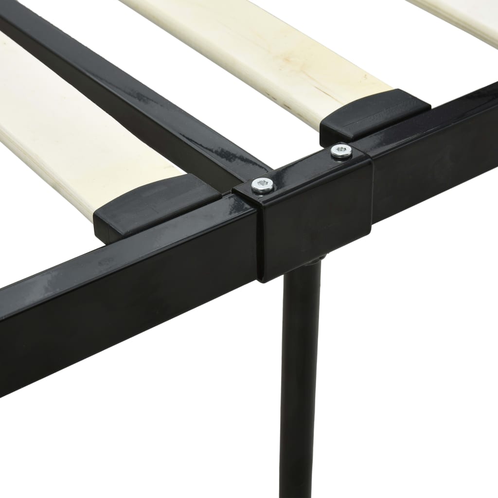 Bed Frame | Black | Metal | Double | Durable | Bed Frame | Rectangular