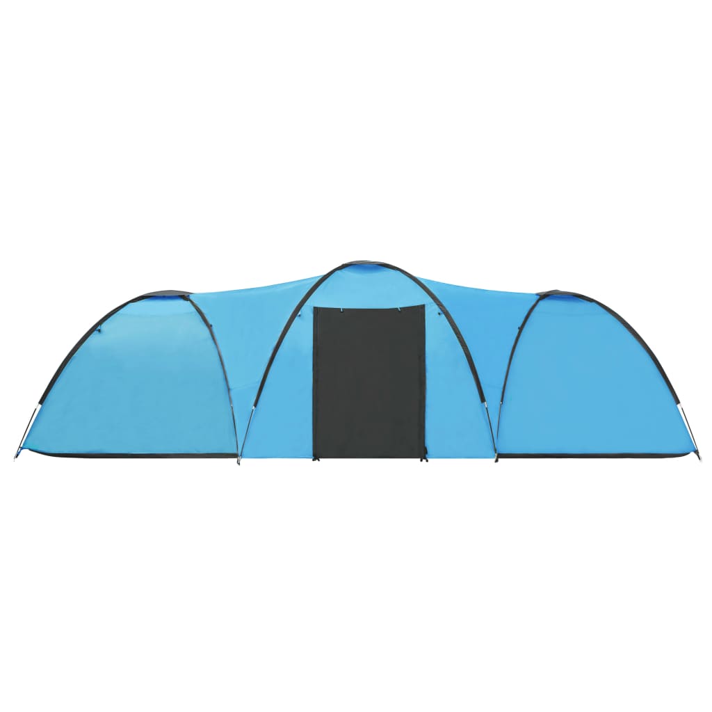 Camping Iglotent 650x240x190 cm 8 Persoons Blauw