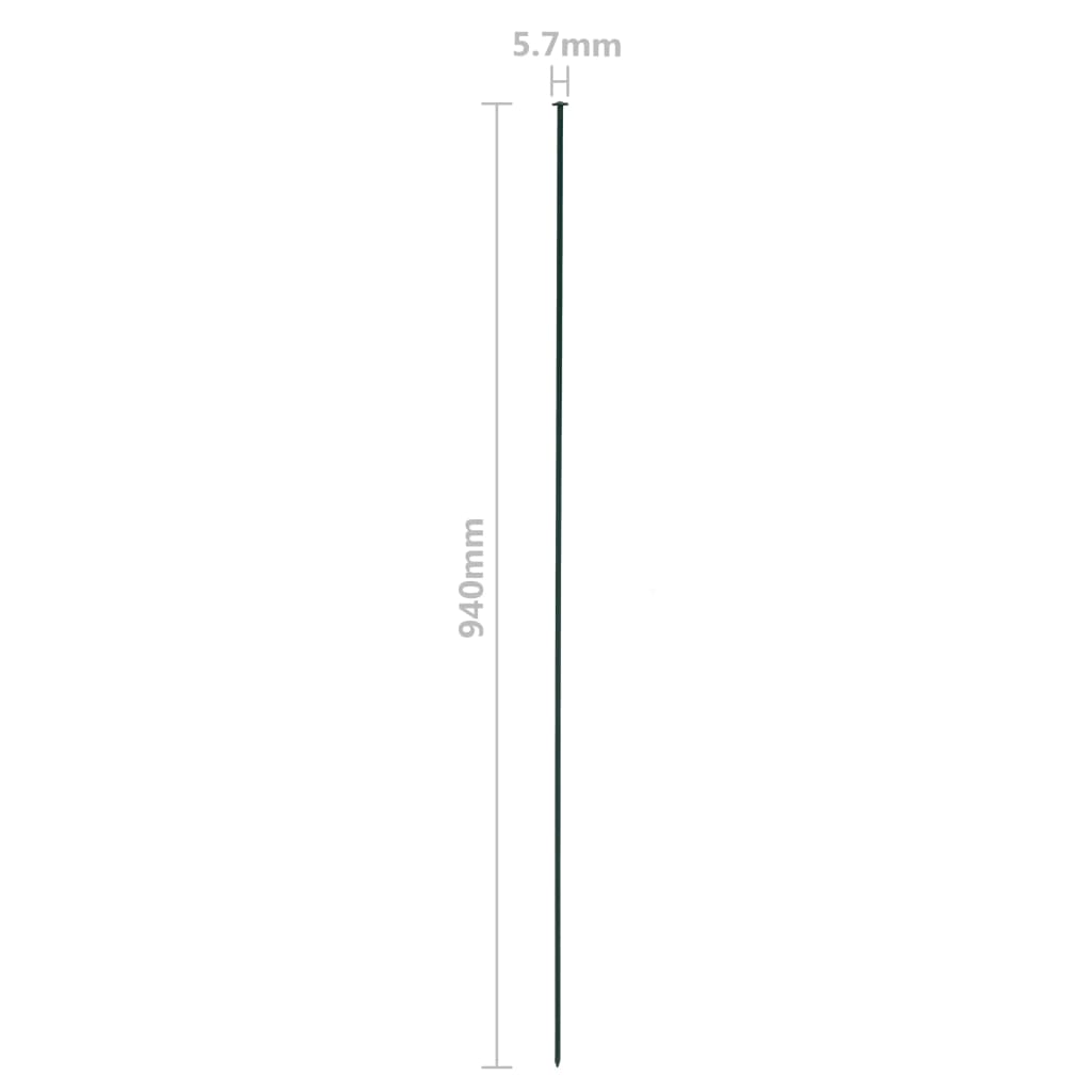 vidaXL Garden Fence Set 77.5x64 cm Green