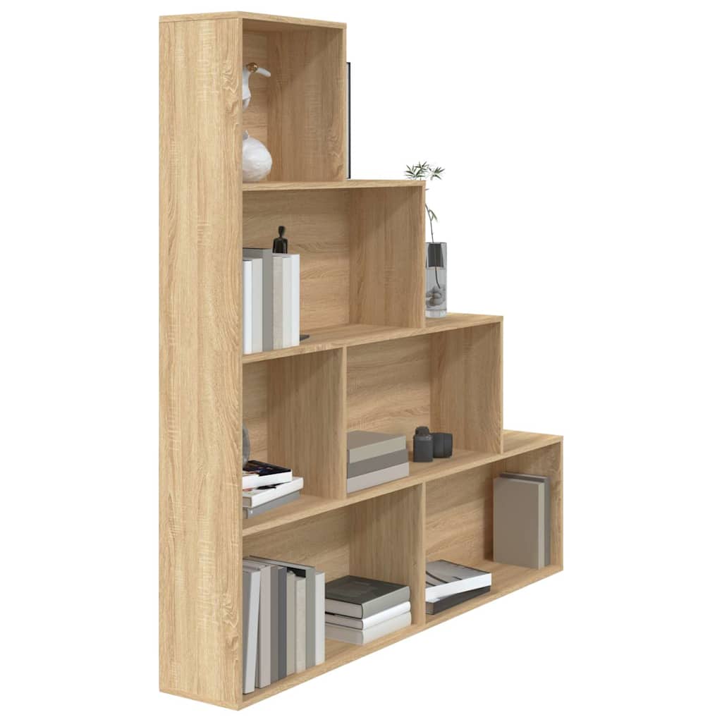 Book Cabinet/Room Divider Sonoma Oak 155x24x160 cm
