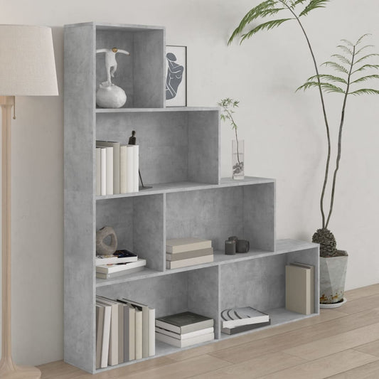 Book Cabinet | Concrete grey | Engineered wood | Standard | Book Cabinet