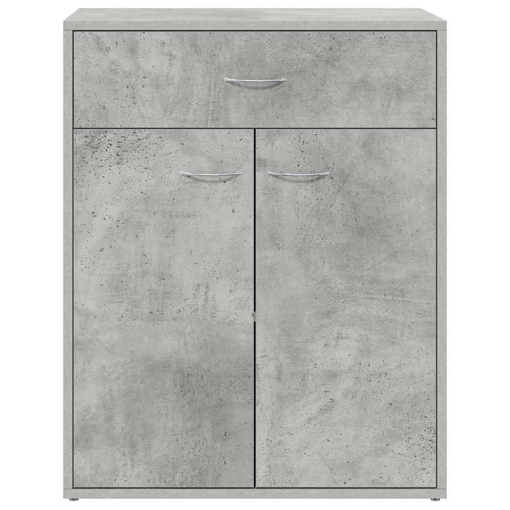 800715 vidaXL Sideboard Concrete Grey 60x30x75 cm Engineered Wood