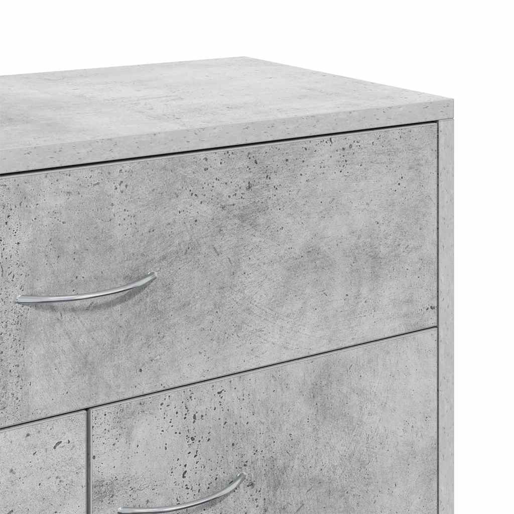 800715 vidaXL Sideboard Concrete Grey 60x30x75 cm Engineered Wood