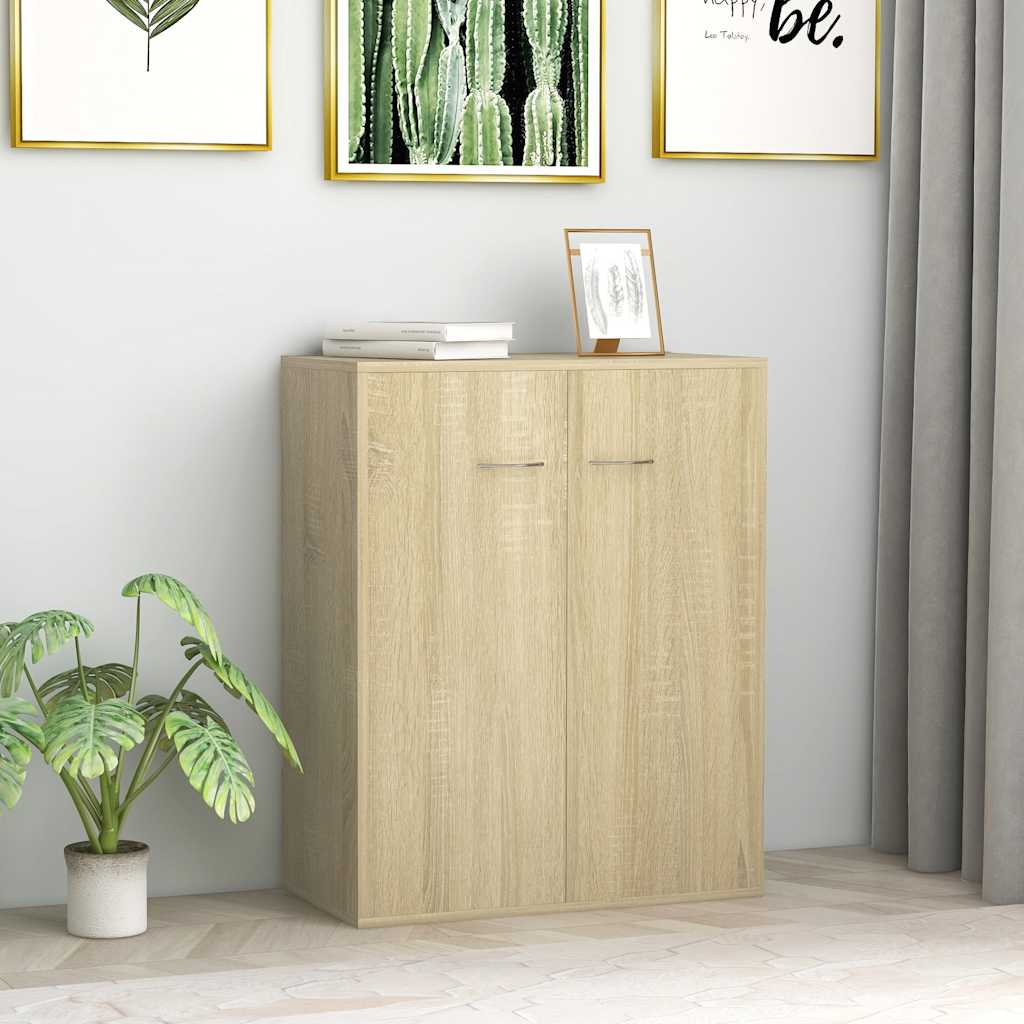 Sideboard Sonoma Oak 60x30x75 cm Engineered Wood