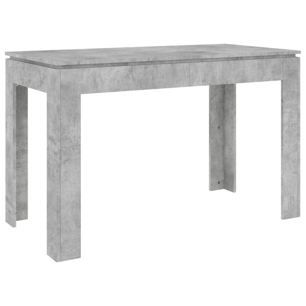 vidaXL Dining Table Concrete Grey 120x60x76 cm Engineered Wood