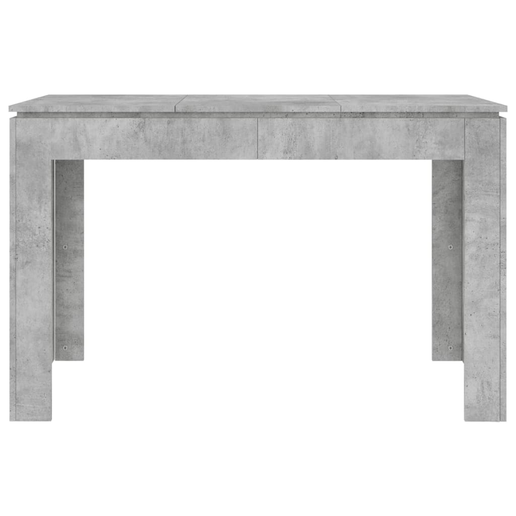 vidaXL Dining Table Concrete Grey 120x60x76 cm Engineered Wood