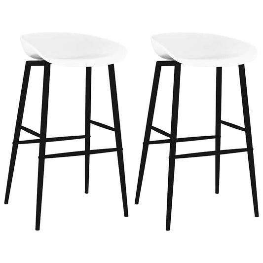 Bar Chairs 2 pcs White