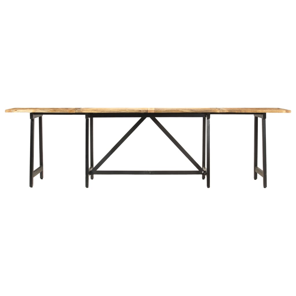 vidaXL Extendable Dining Table 280x80x75 cm Solid Mango Wood