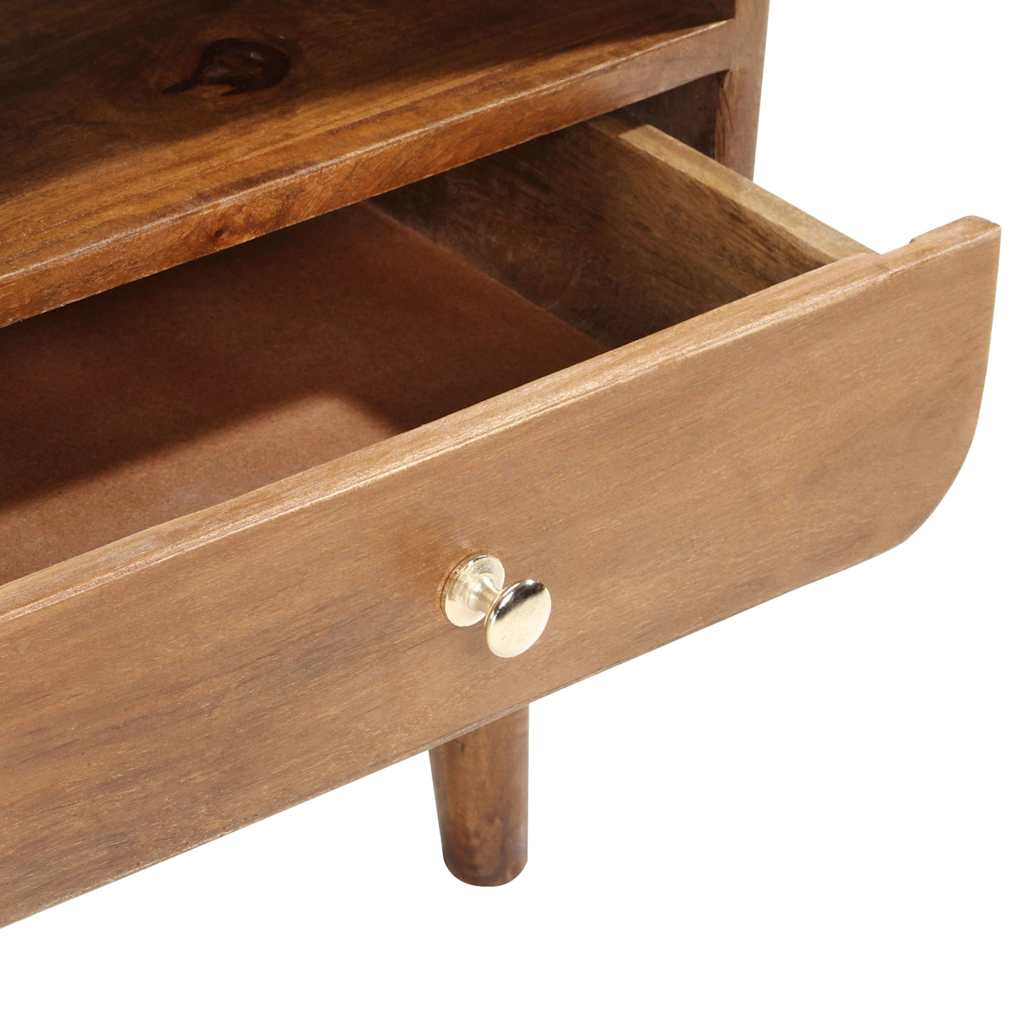 285852 vidaXL TV Cabinet 90x35x47 cm Solid Mango Wood