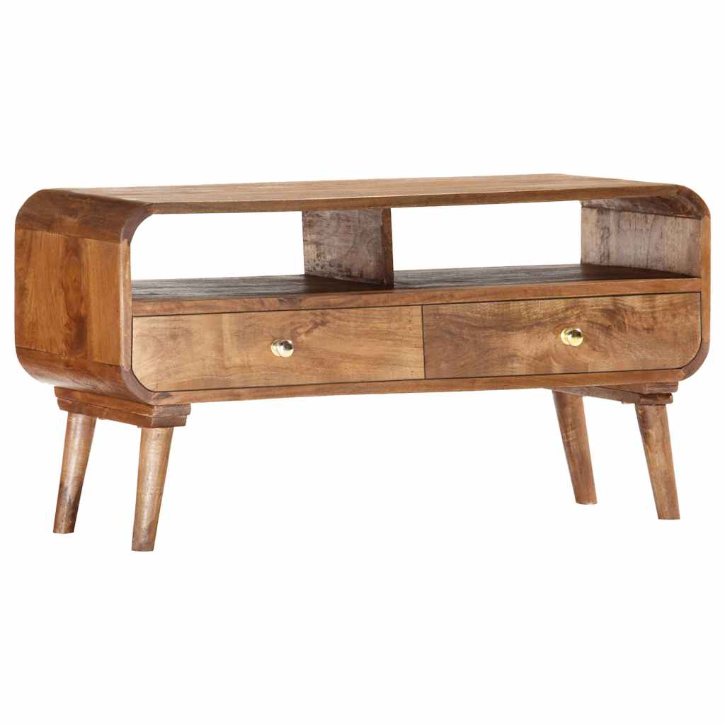 285852 vidaXL TV Cabinet 90x35x47 cm Solid Mango Wood