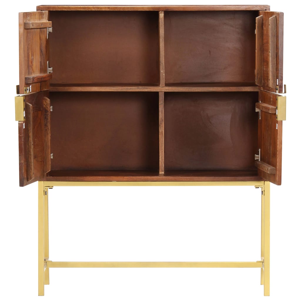 Highboard 80x30x100 cm Solid Acacia Wood