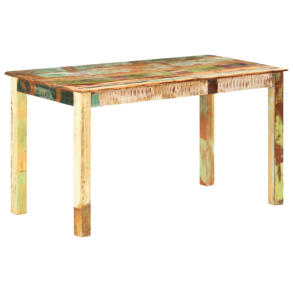 vidaXL Dining Table Solid Reclaimed Wood 140x70x76 cm