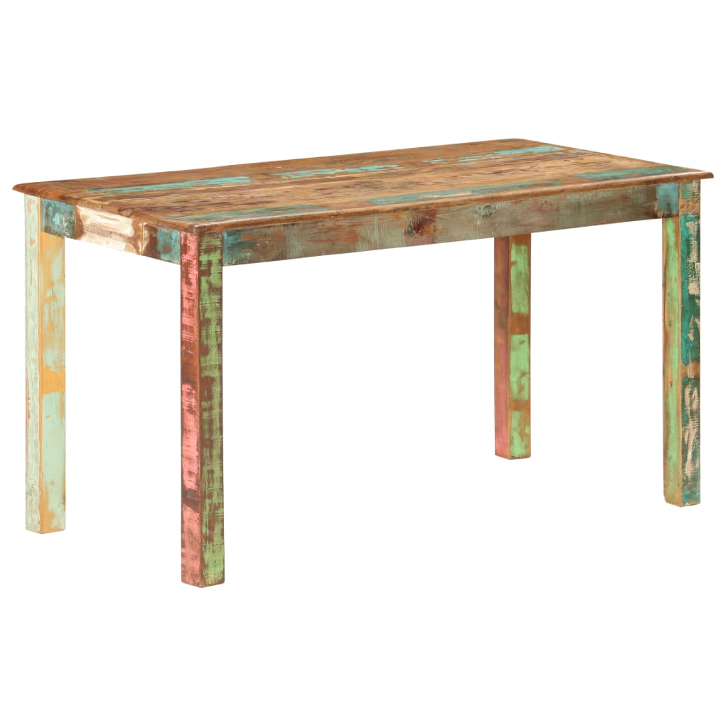 vidaXL Dining Table Solid Reclaimed Wood 140x70x76 cm