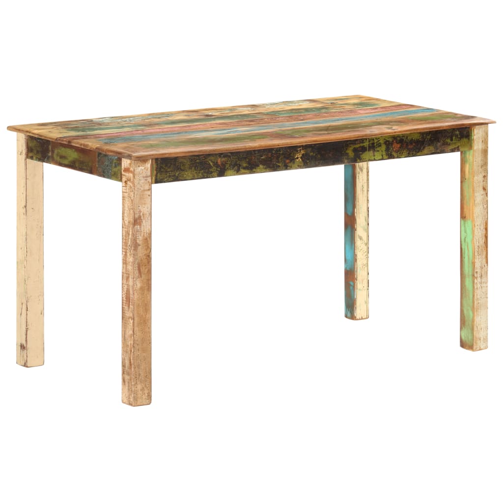 vidaXL Dining Table Solid Reclaimed Wood 140x70x76 cm