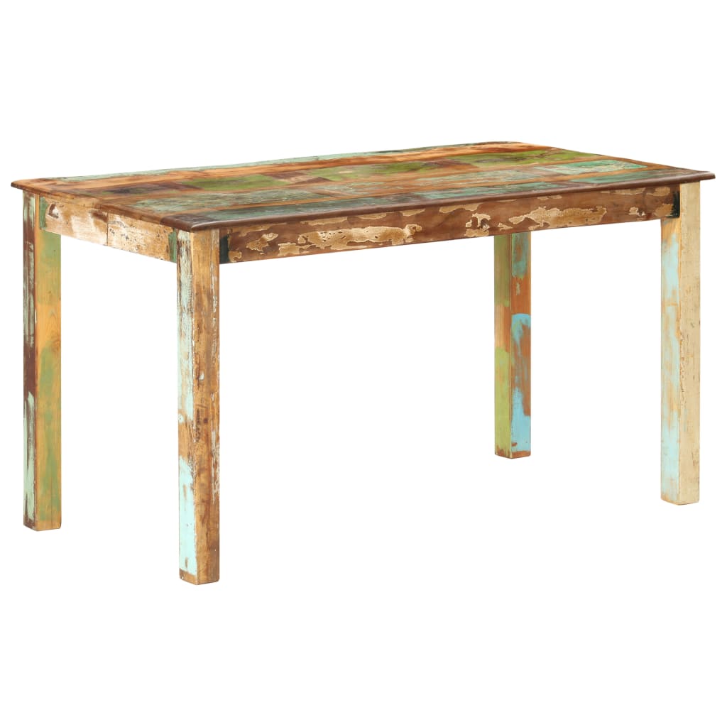 vidaXL Dining Table Solid Reclaimed Wood 140x70x76 cm