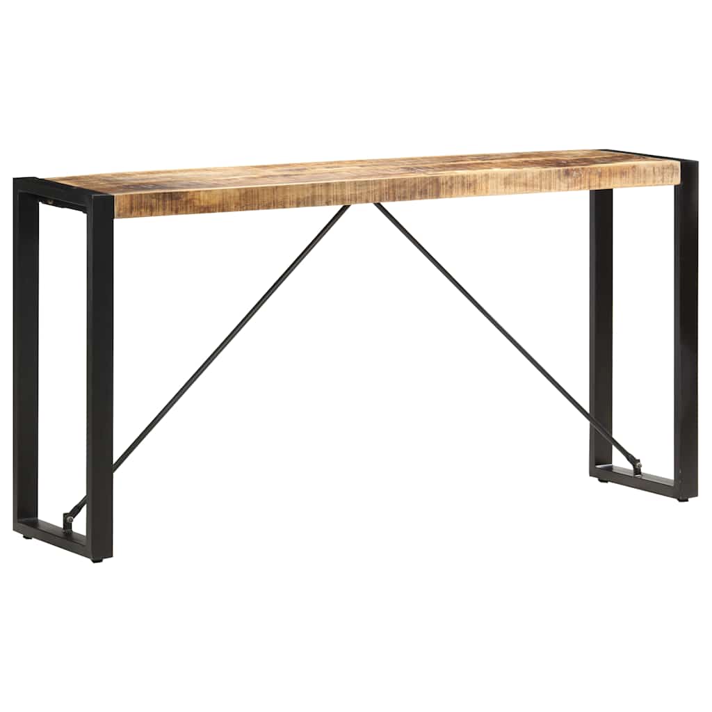285948 vidaXL Console Table 150x35x76 cm Solid Mango Wood