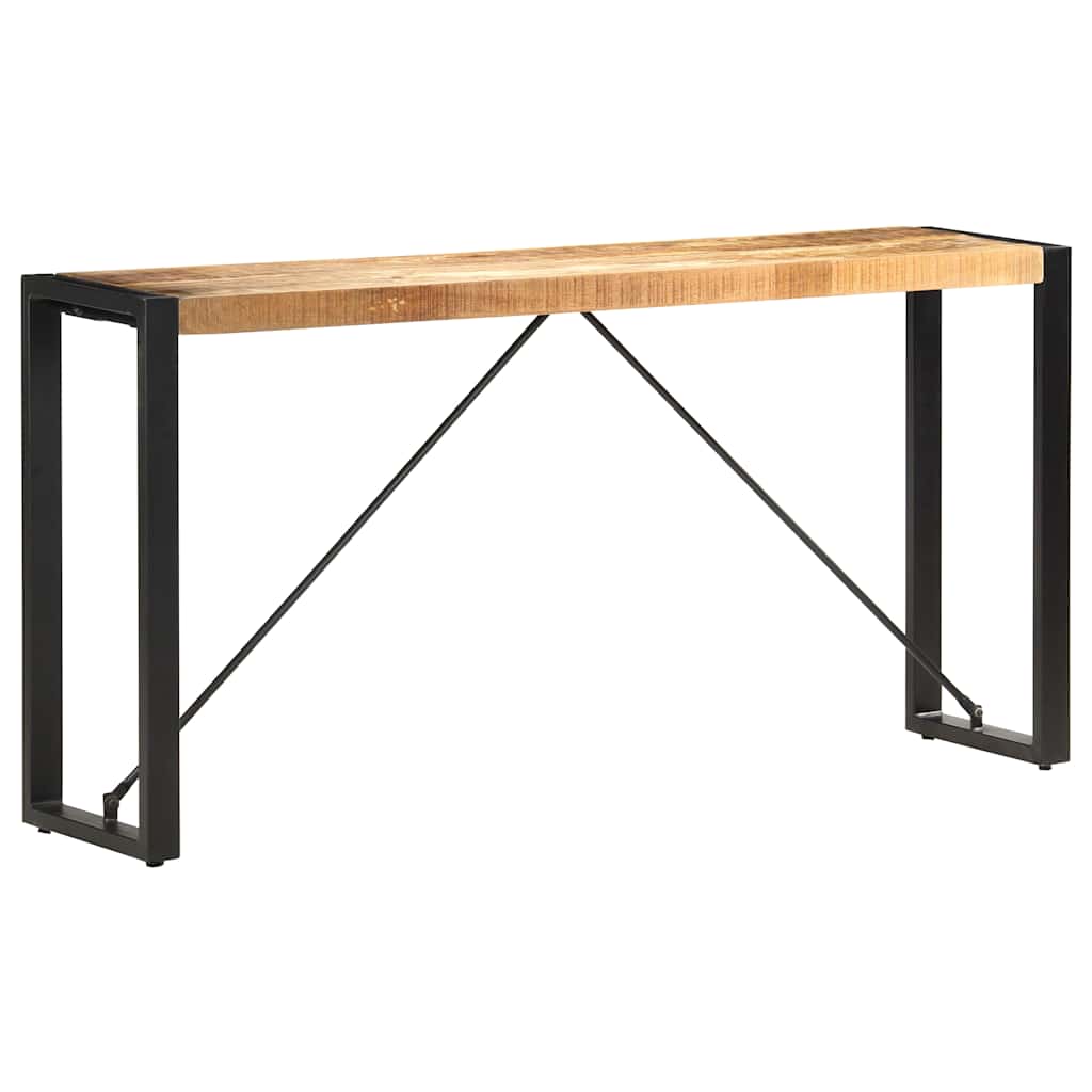 285948 vidaXL Console Table 150x35x76 cm Solid Mango Wood