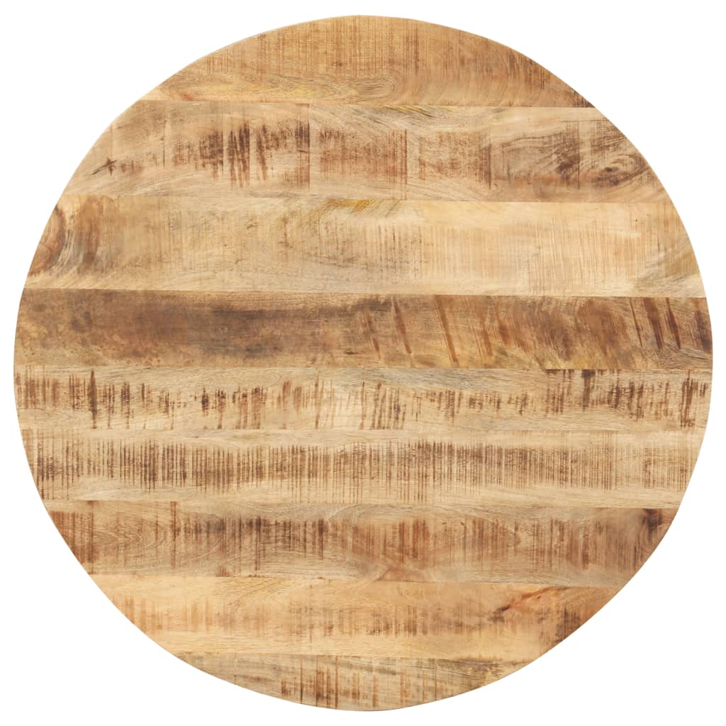 vidaXL Table Top Solid Mango Wood Round 15-16 mm 40 cm