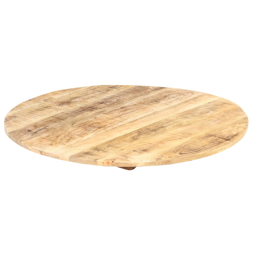 vidaXL Table Top Solid Mango Wood Round 15-16 mm 40 cm