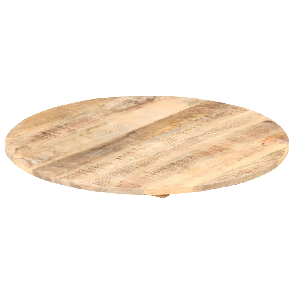 vidaXL Table Top Solid Mango Wood Round 15-16 mm 70 cm