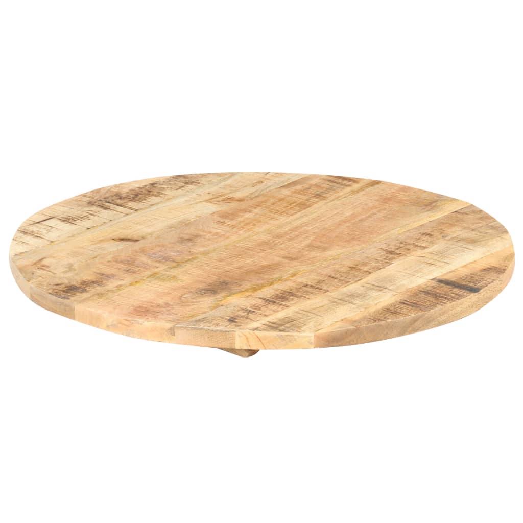 vidaXL Table Top Solid Mango Wood Round 25-27 mm 70 cm