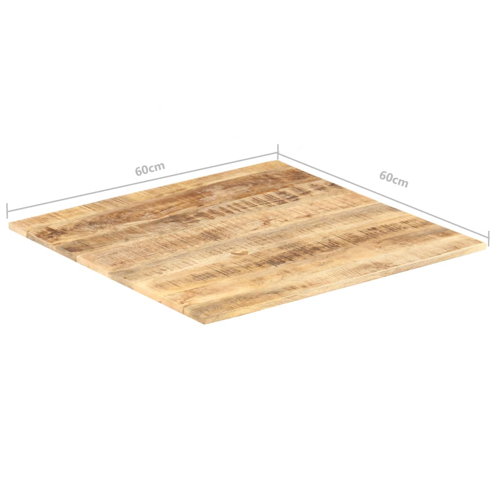 vidaXL Table Top Solid Mango Wood 15-16 mm 60x60 cm