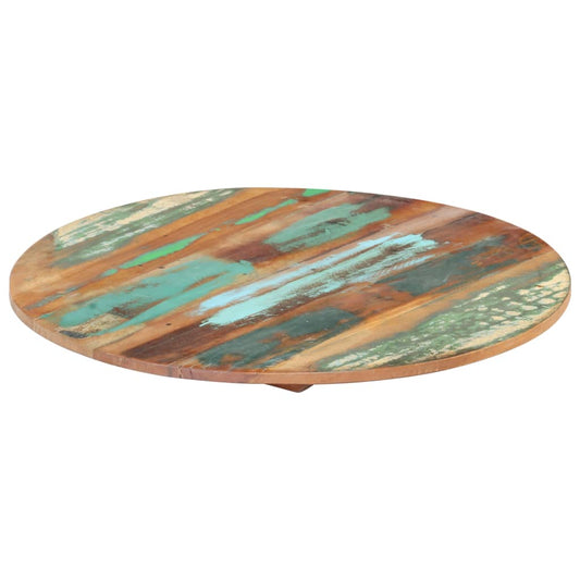 vidaXL Round Table Top 50 cm 15-16 mm Solid Reclaimed Wood