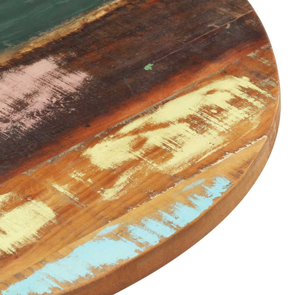 Round Table Top 50 cm 25-27 mm Solid Reclaimed Wood