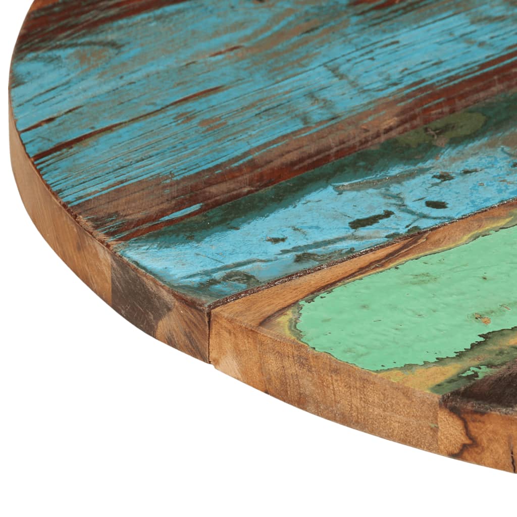 vidaXL Round Table Top 60 cm 25-27 mm Solid Reclaimed Wood