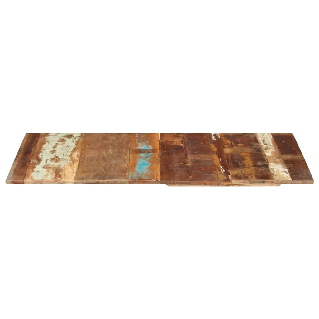 Rectangular Table Top 60x120 cm 15-16 mm Solid Reclaimed Wood